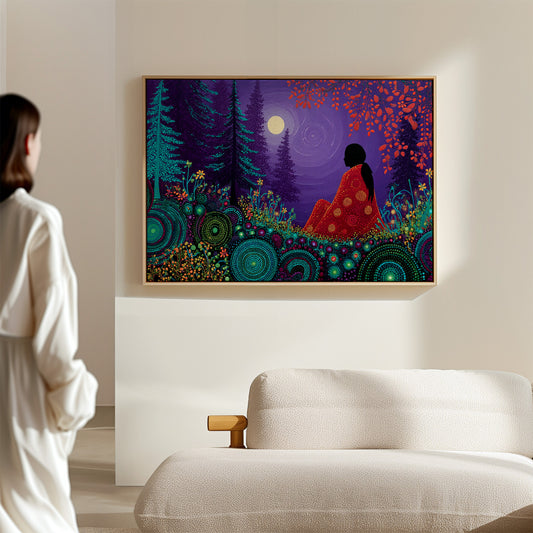 Moonlit Garden Holds Sacred Stories