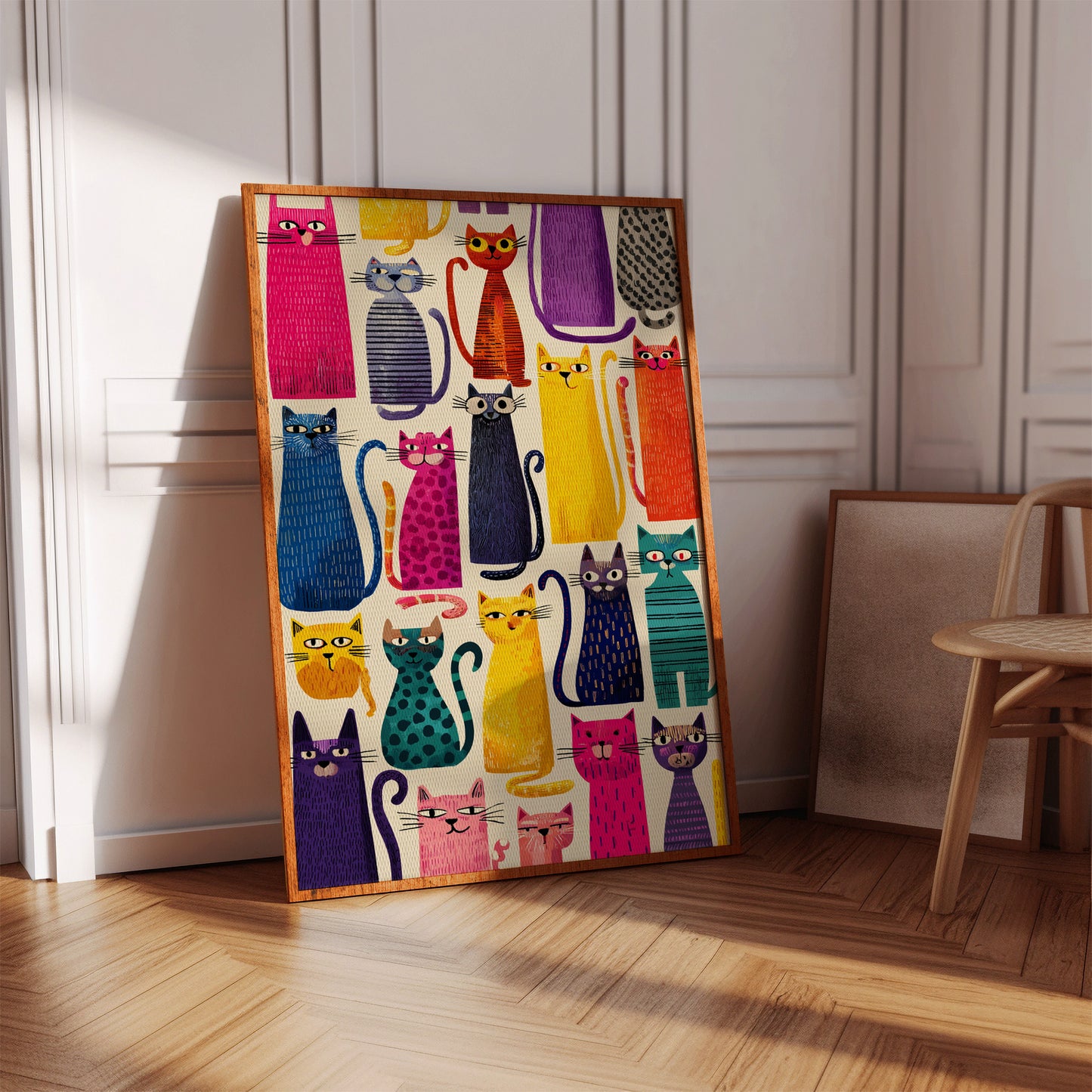 Feline Fiesta in Color