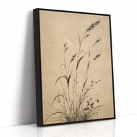Wild Grasses Bow To Autumn Wind