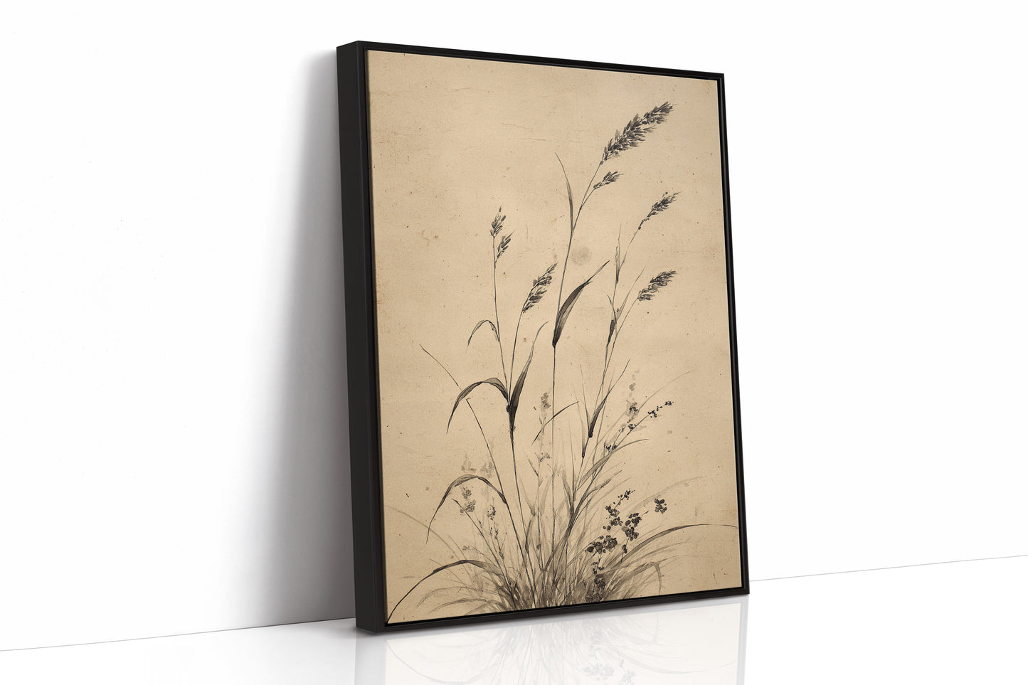 Wild Grasses Bow To Autumn Wind