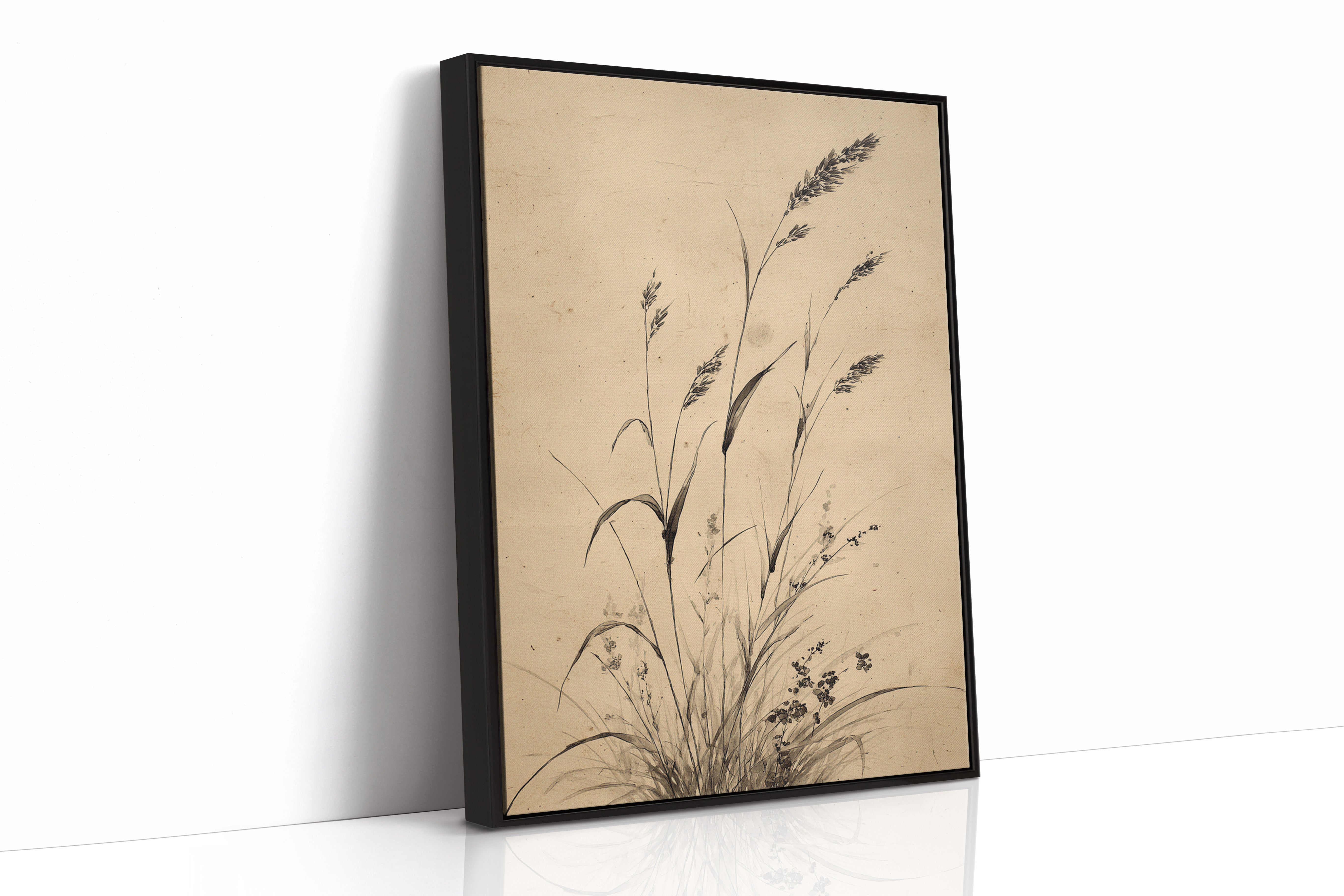 Wild Grasses Bow To Autumn Wind