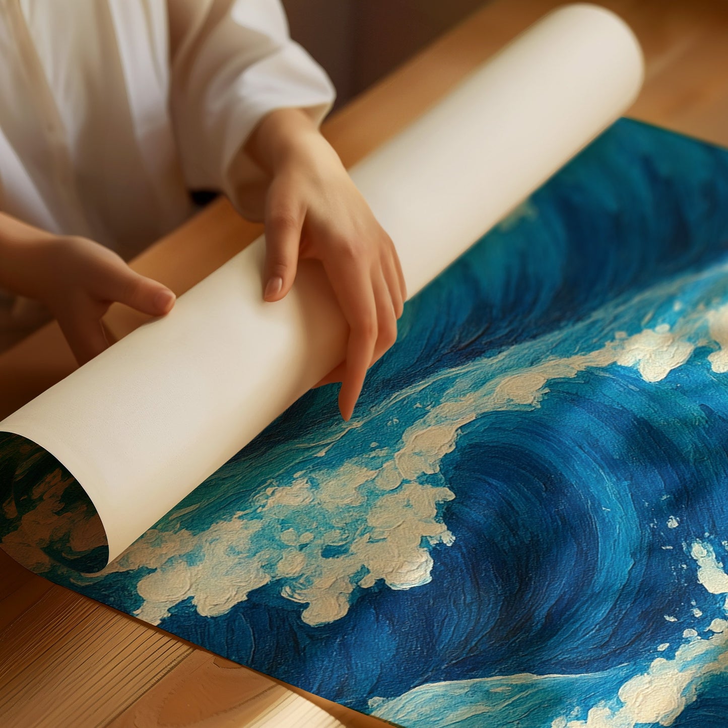 Tides Dance In Cerulean Motion