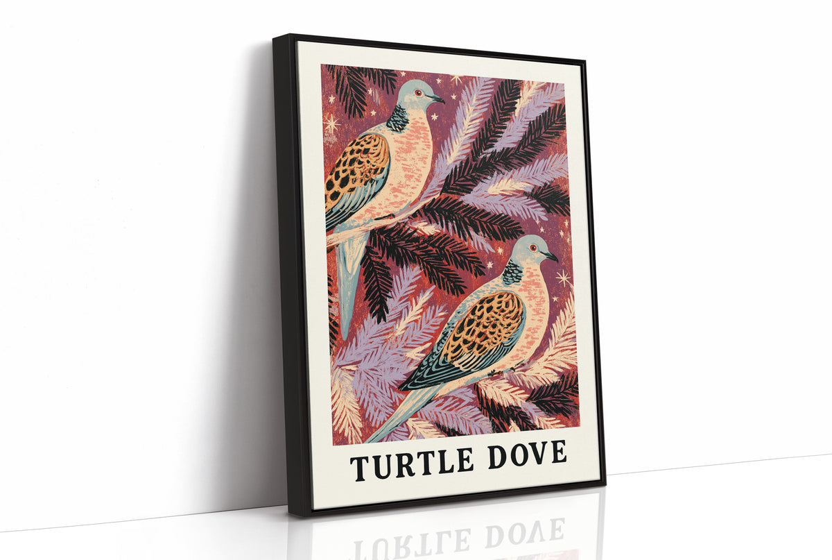 Two Turtle Doves in Pine