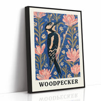 Woodpecker in Coral Blossom