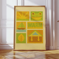 Warm Days with Frog and Sun