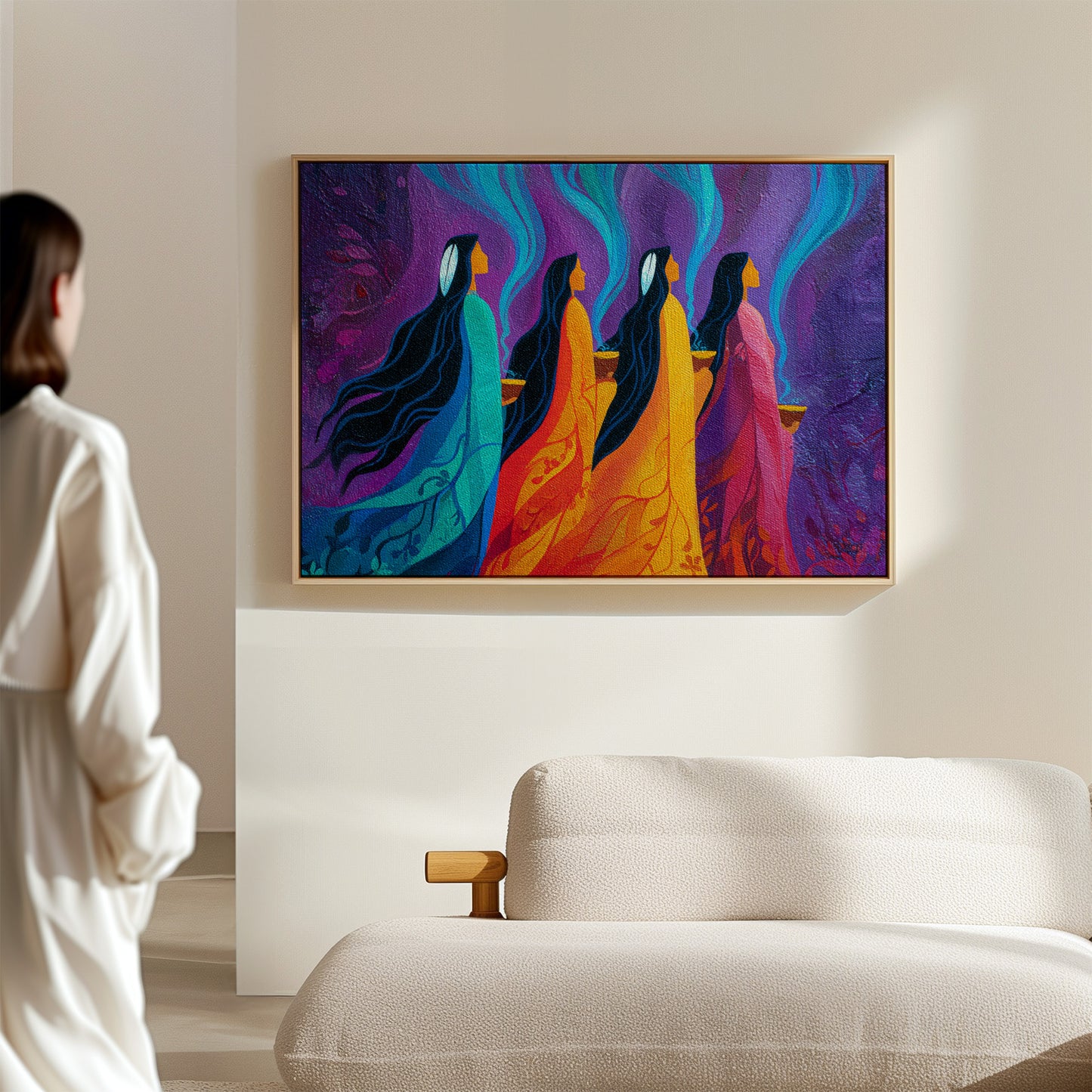 Sacred Smoke Rises Through Color