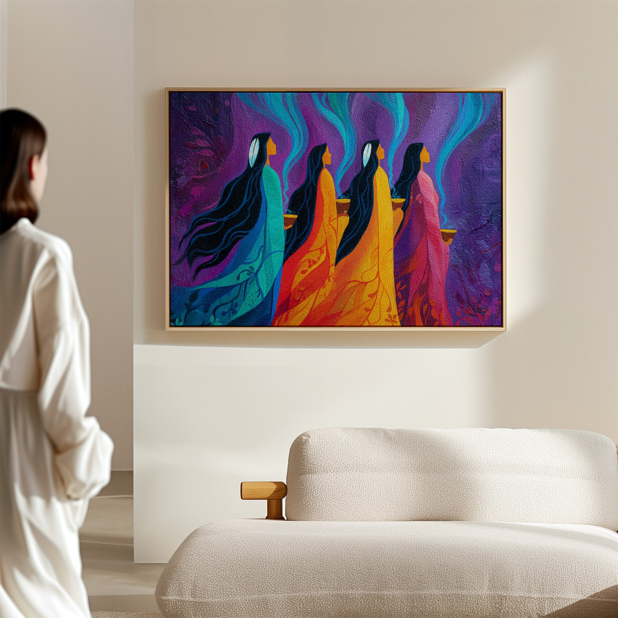 Sacred Smoke Rises Through Color