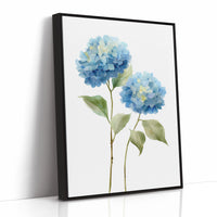 Summer Rain Fills Blue Petals
