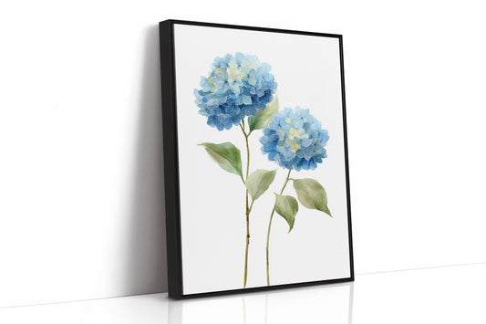 Summer Rain Fills Blue Petals