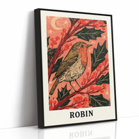 Robin Under a Crescent Moon
