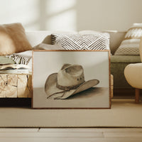 Weathered Leather Tells Ranch Tales
