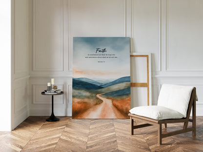 Faith Leads Through the Hills