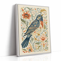 Robin In Full Bloom