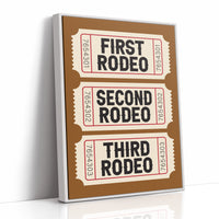 First, Second, Third Rodeo, Western Serif