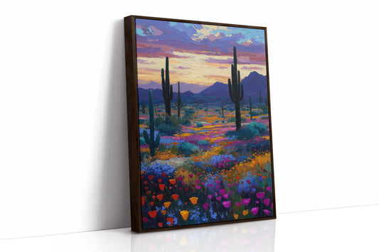 Wildflowers Dance Under Desert Stars