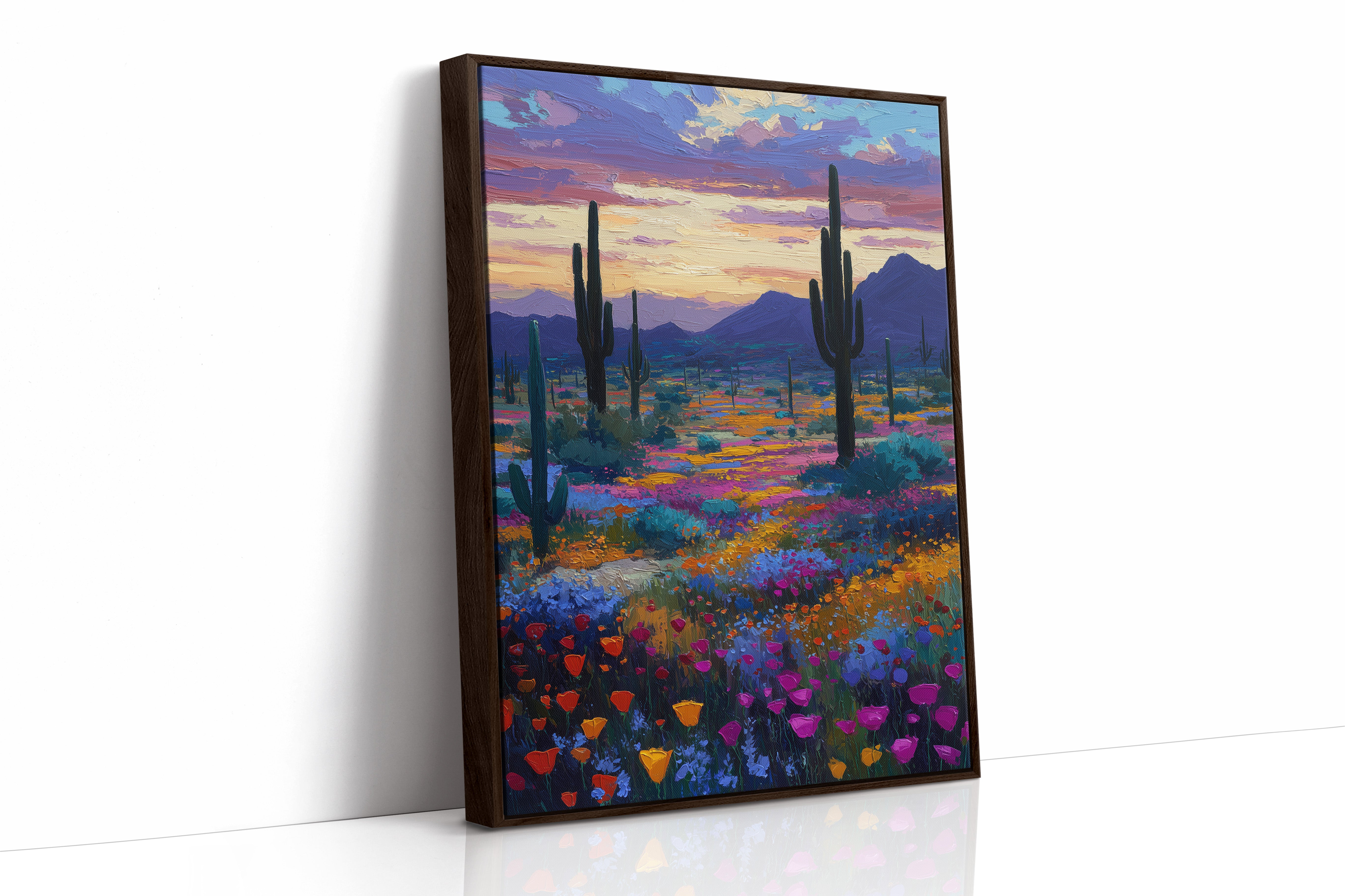 Wildflowers Dance Under Desert Stars