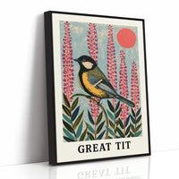 Great Tit and Fireweed Sun