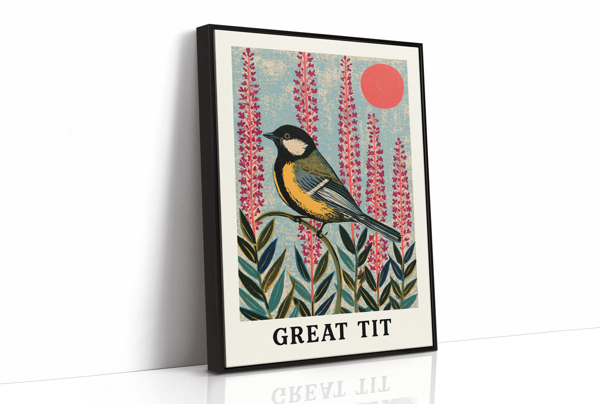 Great Tit and Fireweed Sun