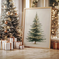 Evergreen Lights Dance Through Winter