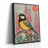 Great Tit and Rising Sun