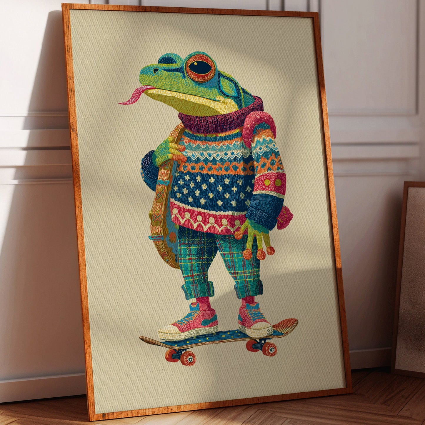 A Skateboarding Tale of Color