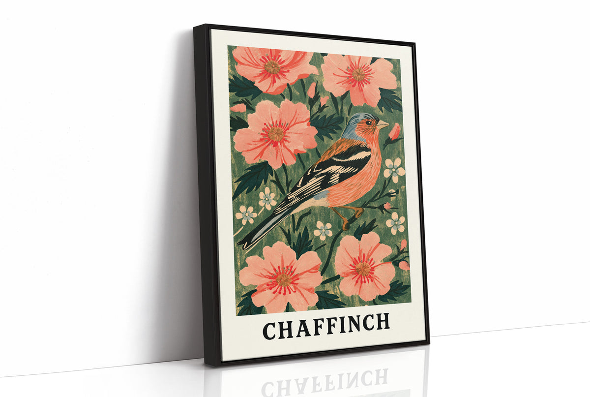 Chaffinch Among Wild Roses