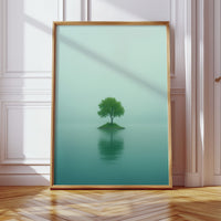 Solitary Tree in Mist
