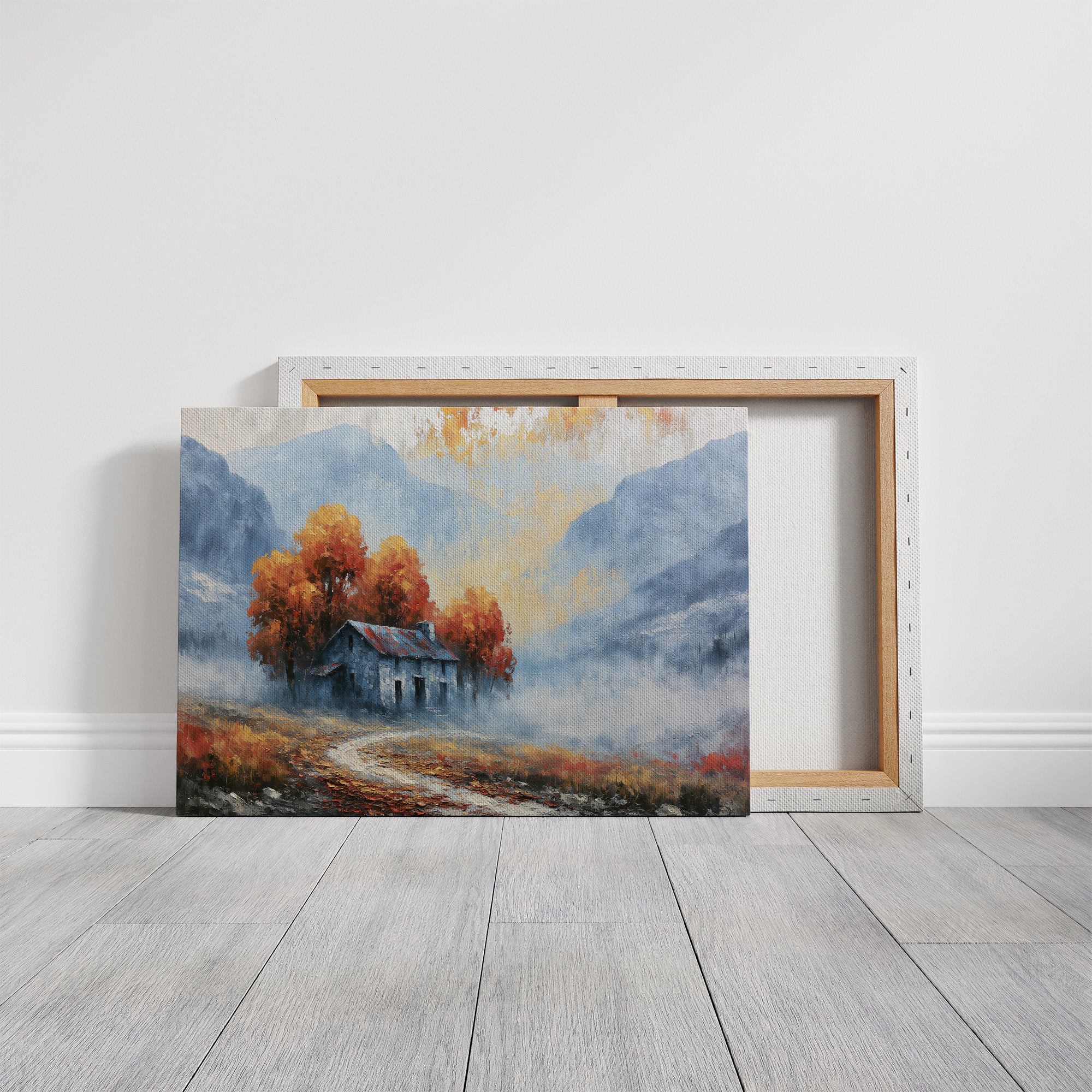 Cabin Where Autumn Settles