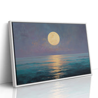 Full Moon Paints Ocean Gold