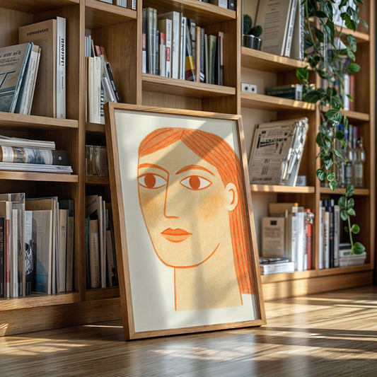 Coral Lines Draw Modern Grace