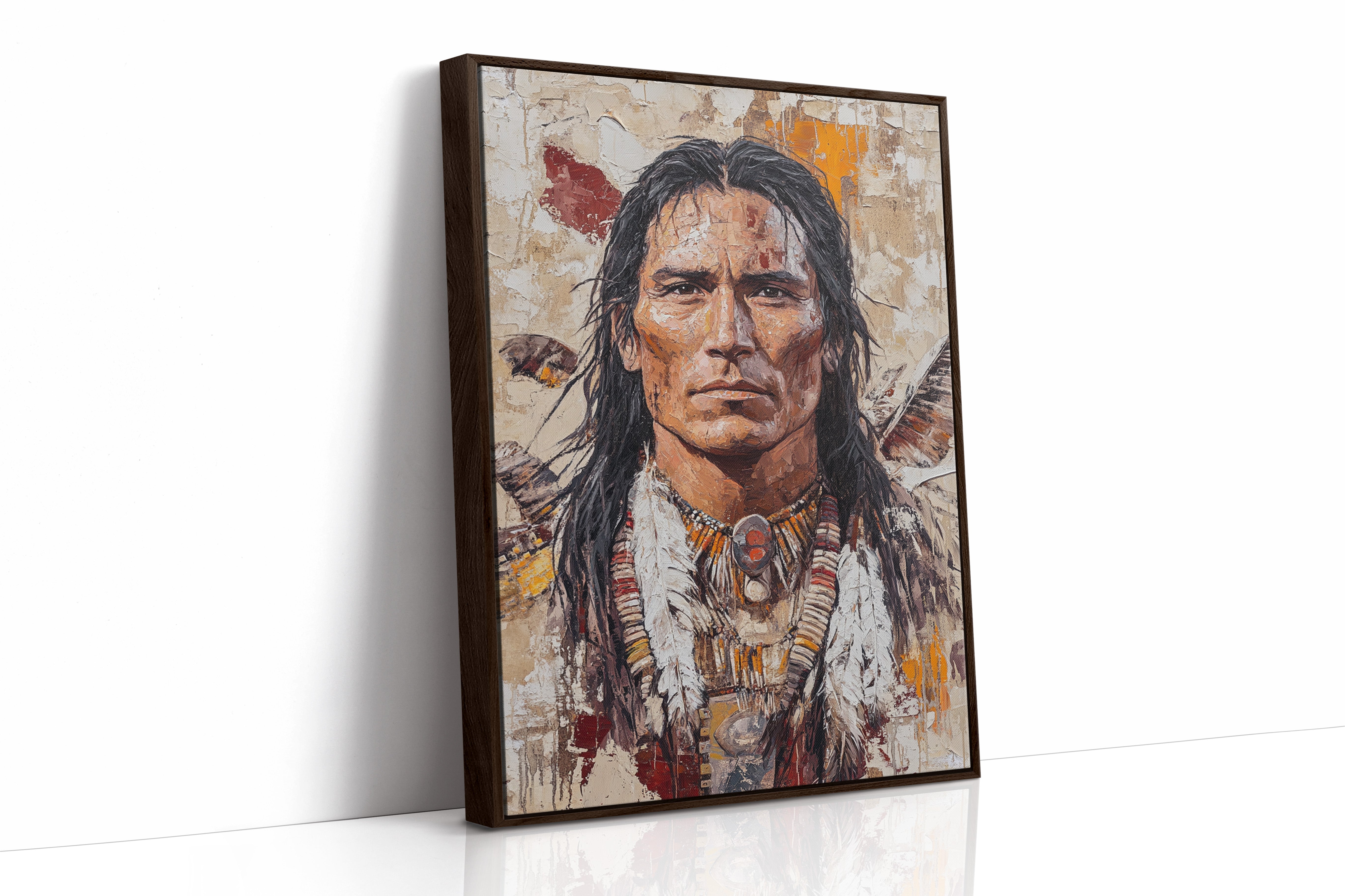 Spirit of the Plains Warrior Portrait