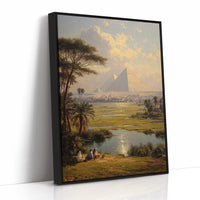 Ancient Pyramids Bathe In Golden Light