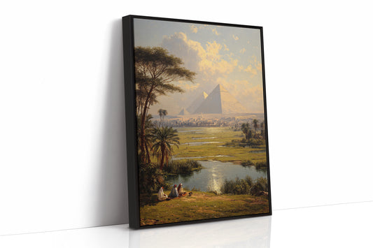 Ancient Pyramids Bathe In Golden Light