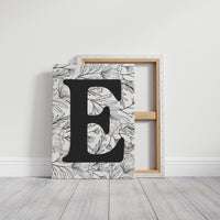 Botanical Letter E Monogram