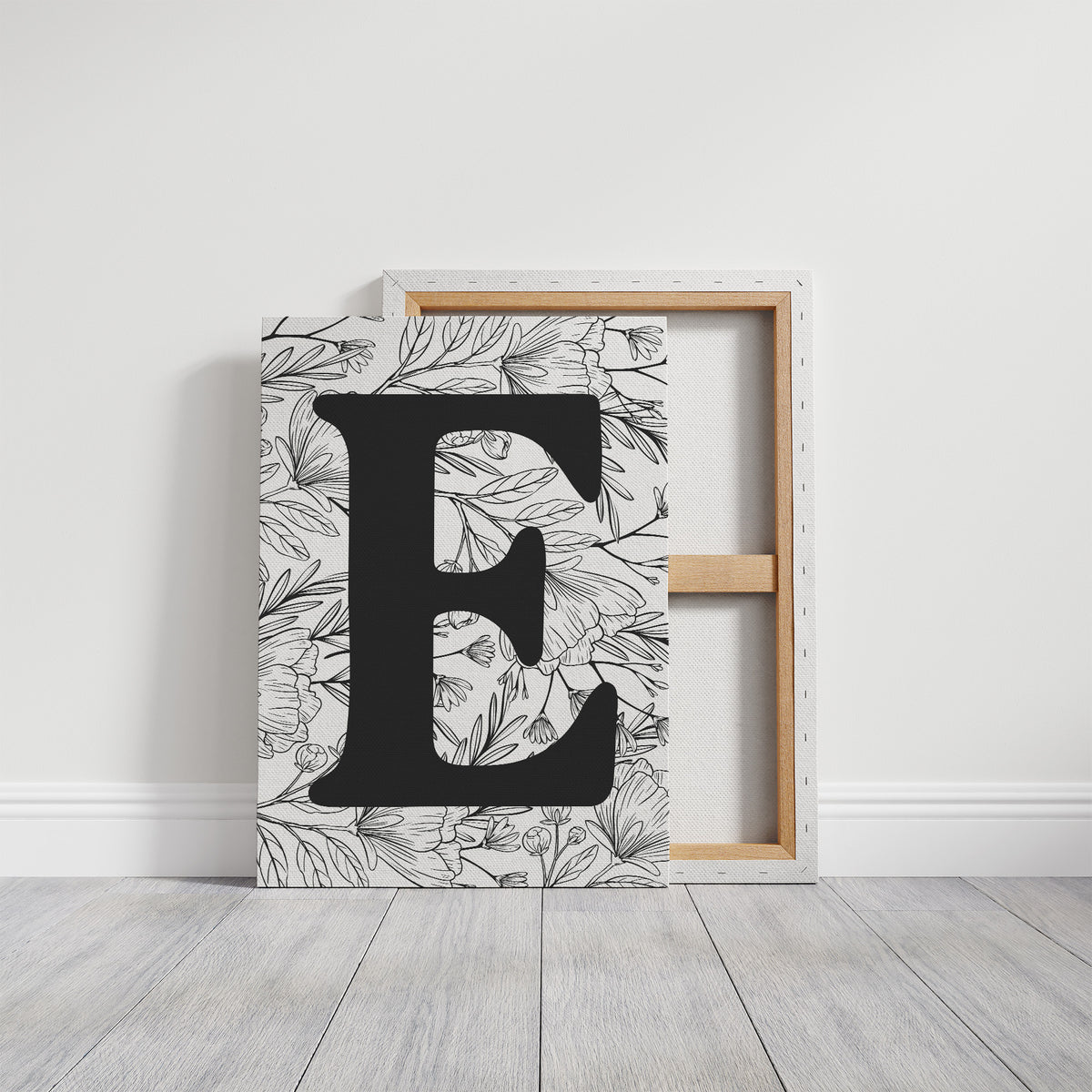 Botanical Letter E Monogram