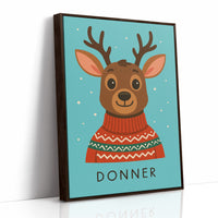 Holiday Reindeer In Festive Sweater