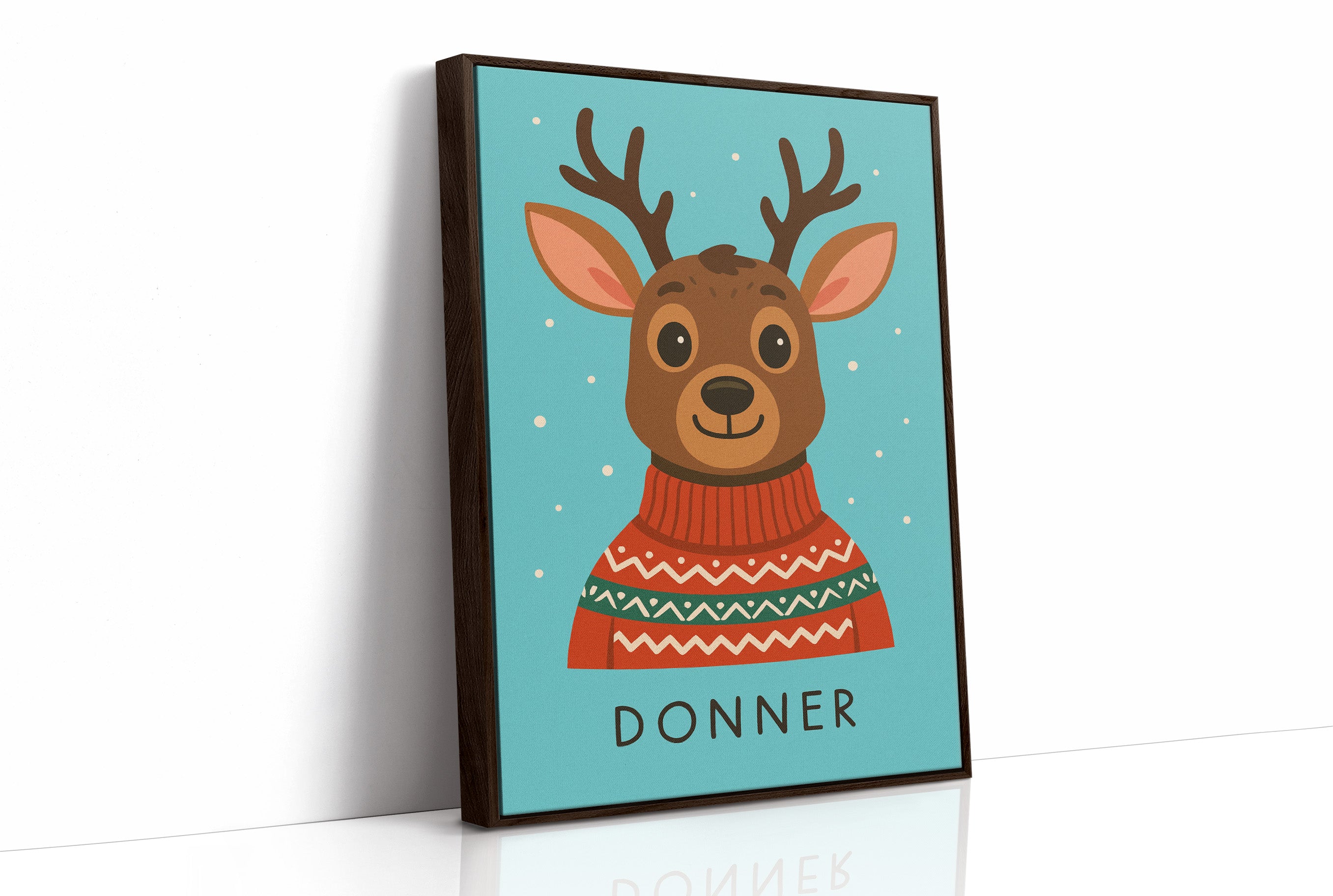 Holiday Reindeer In Festive Sweater