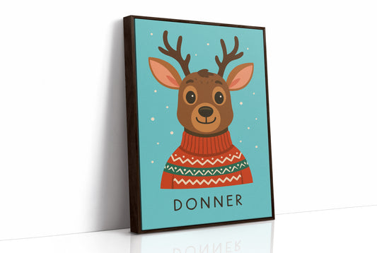 Holiday Reindeer In Festive Sweater