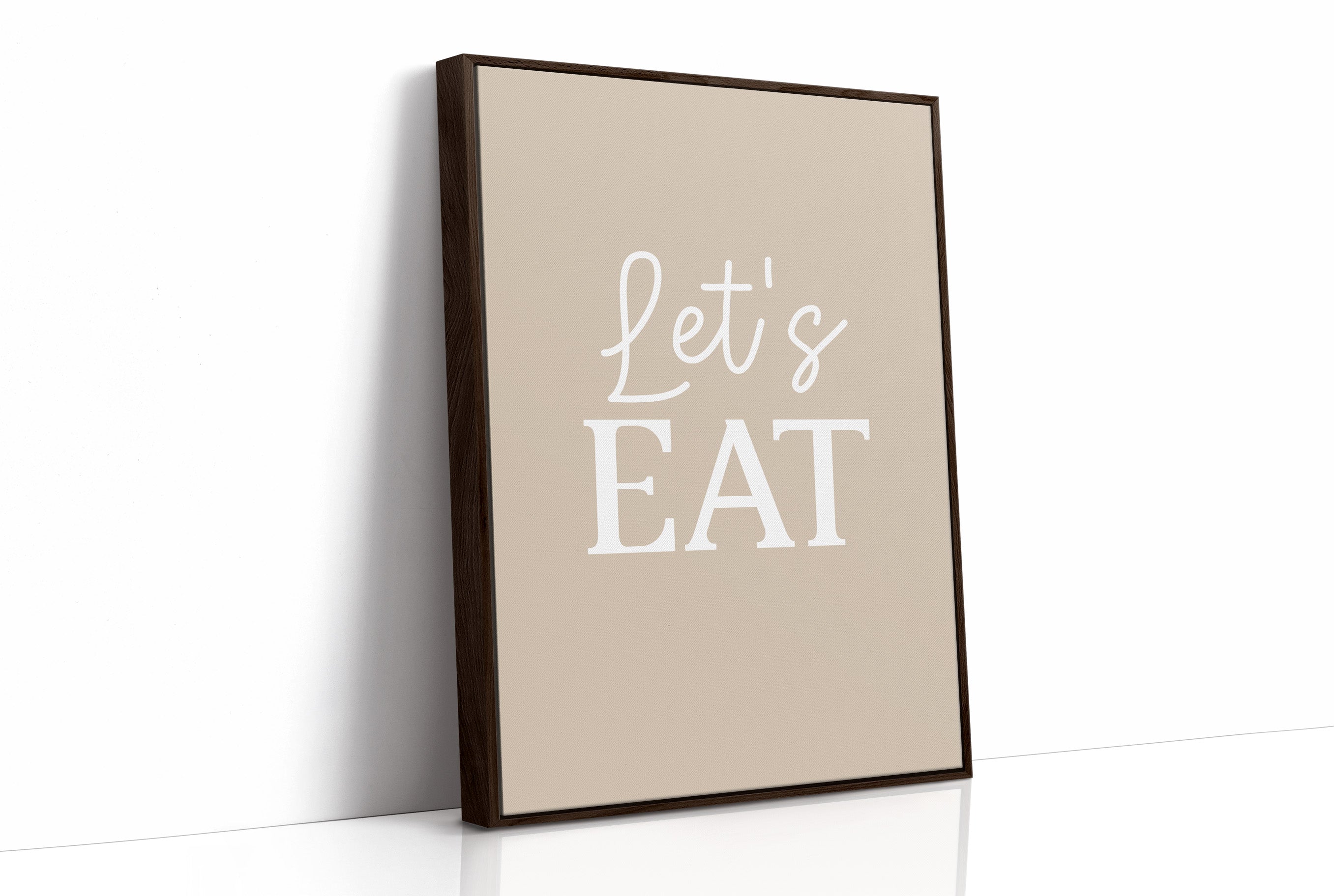 Lets Eat Kitchen Wall Quote