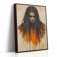 Ember Stare Warrior Portrait