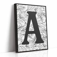Botanical Letter A Monogram