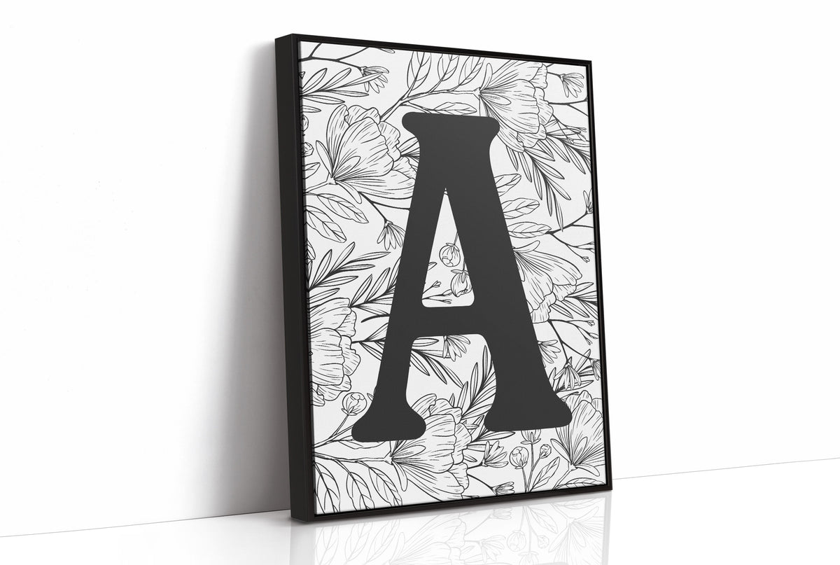 Botanical Letter A Monogram