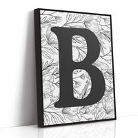 Botanical Letter B Monogram