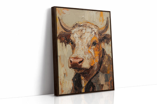 Rustic Longhorn with Painted Soul
