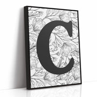 Botanical Letter C Monogram