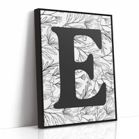 Botanical Letter E Monogram