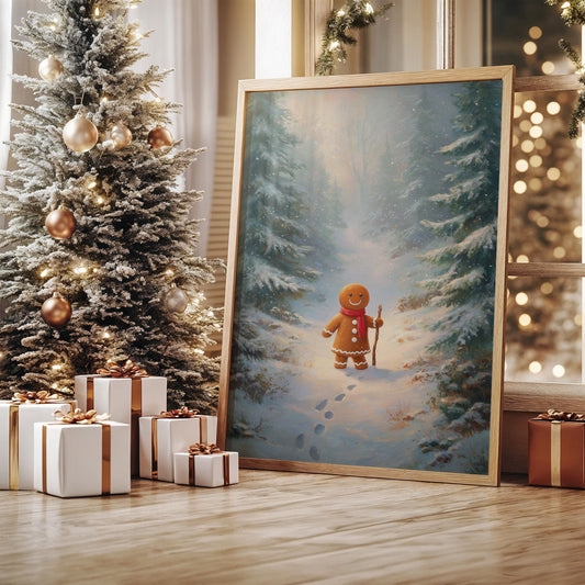 Gingerbread Explorer Finds Winter Path