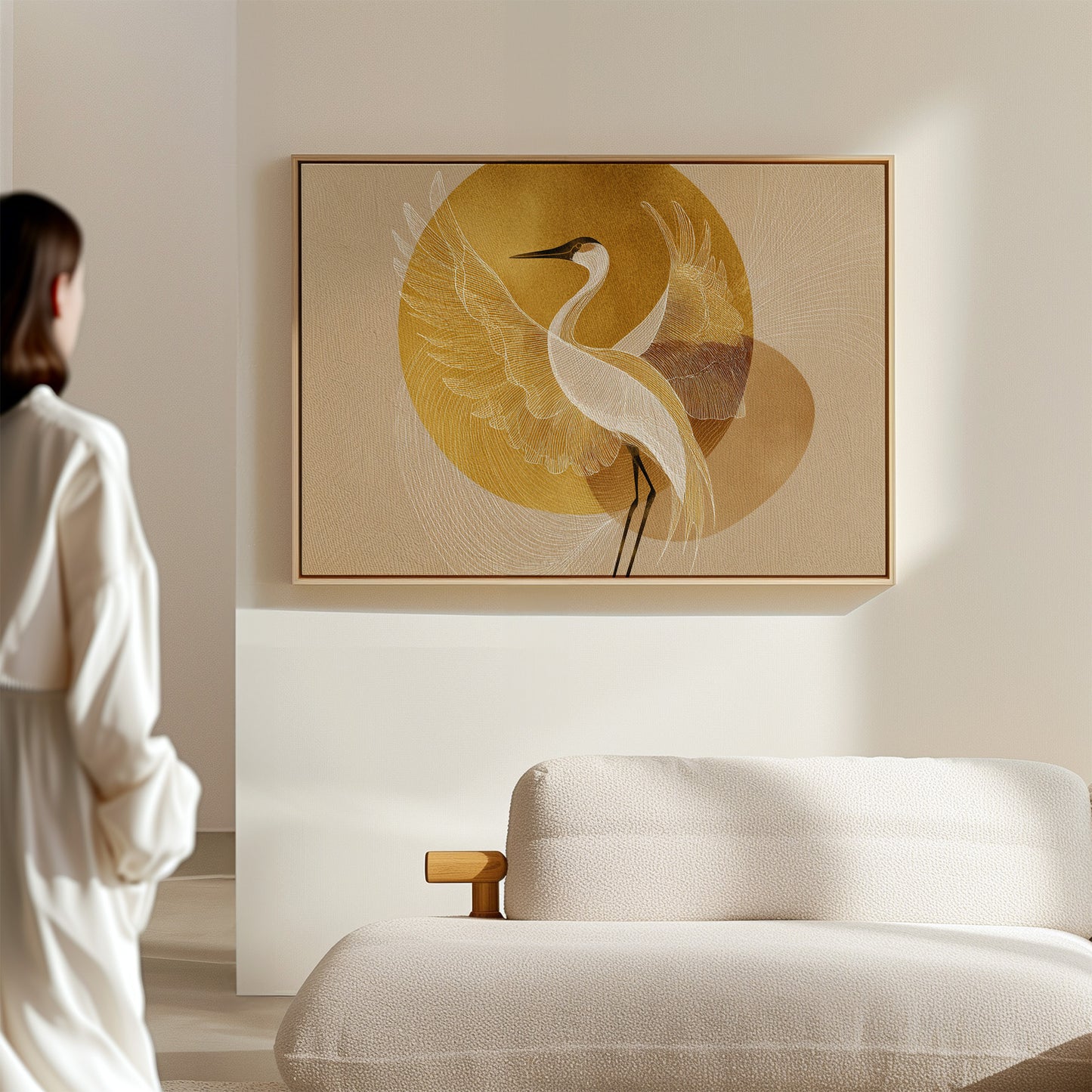 Golden Wings Catch Morning Light
