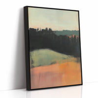 Forest Lines Meet Coral Dawn