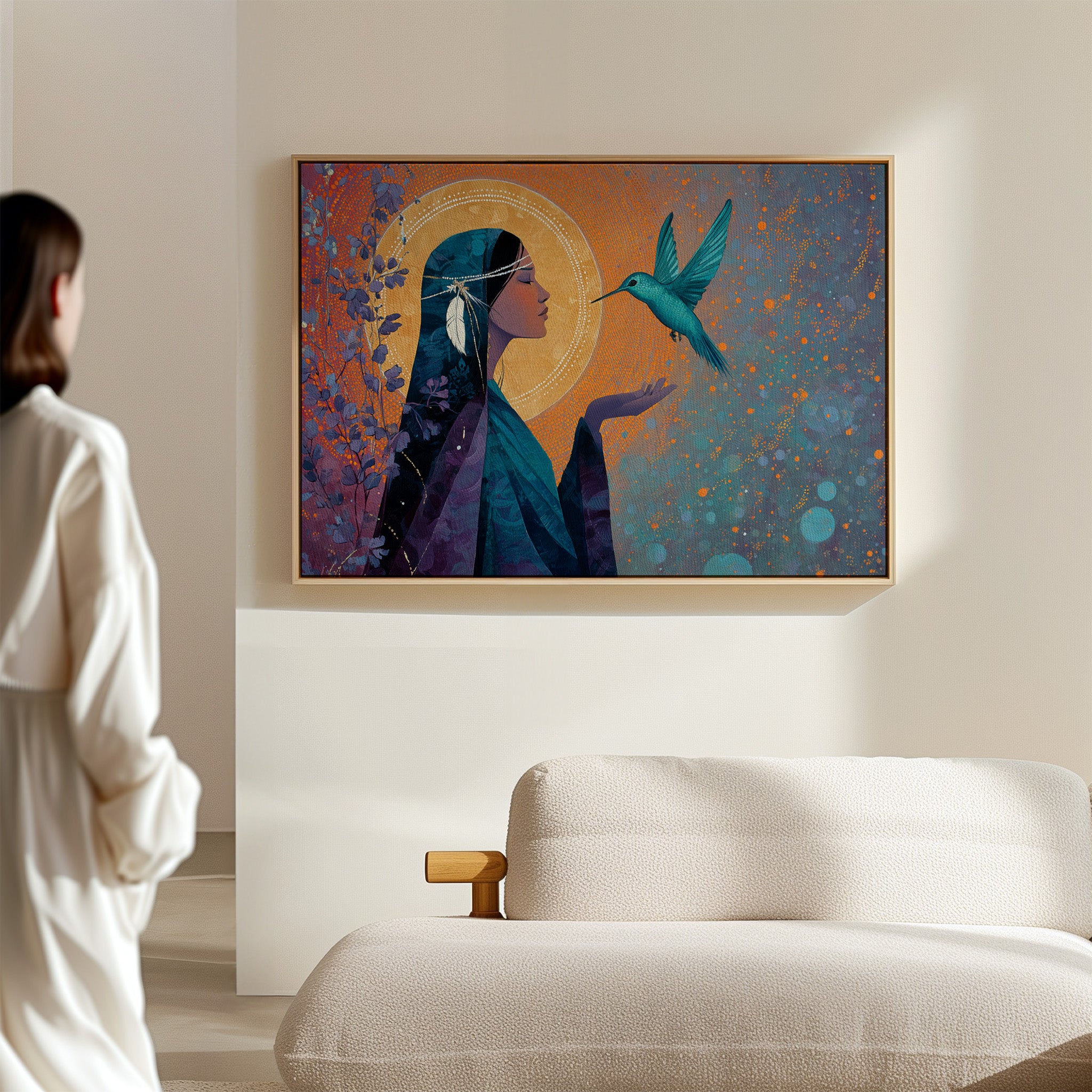 Sacred Dance Of Hummingbird Light